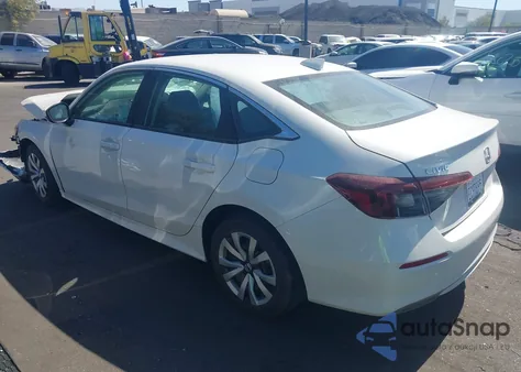 2025 Honda Civic Lx from USA, damaged, VIN 2HGFE2F27SH601924